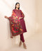2 Piece - Embroidered Light Khaddar Suit
